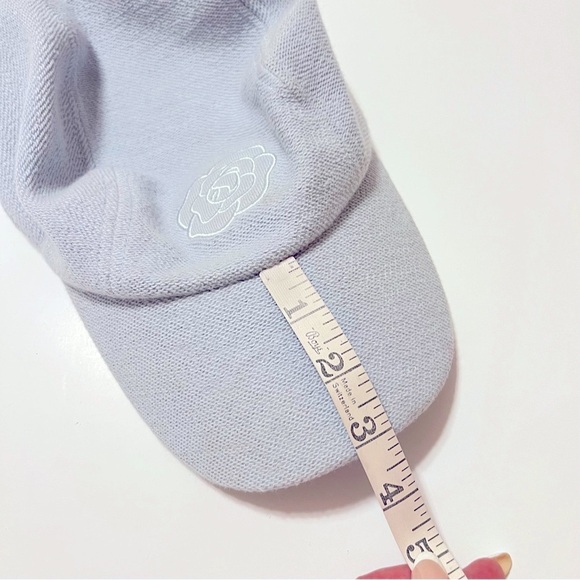 Karl Lagerfeld embroidered terry baseball cap, blue, one size adult - Picture 12 of 14